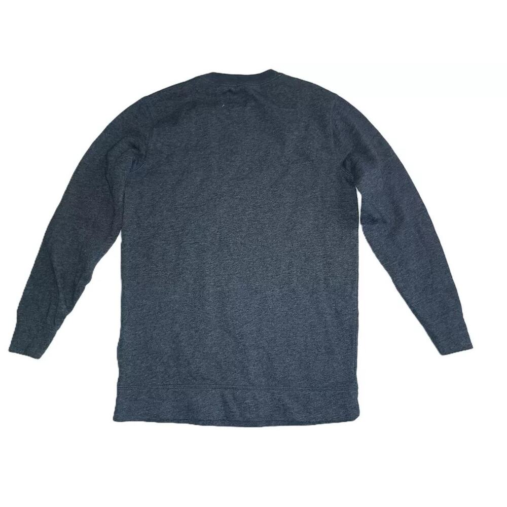 Old Navy Men's Sweatshirt Pullover Logo Long Sleeve Regular Fit Grey Sz XL B001 - Picture 4 of 4